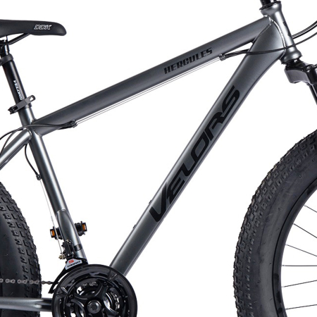 Bicicleta Fat Bike 26" VELORS Hercules, cadru otel, manete RevoShift, frane disc, 21 viteze [10]