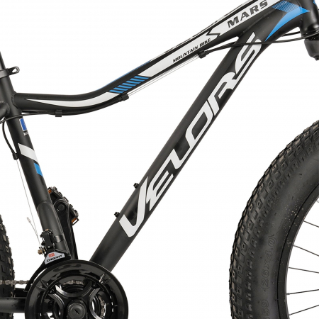 Bicicleta Fat Bike 26" VELORS Mars, cadru otel 17", manete RevoShift, frane disc, 21 viteze [9]