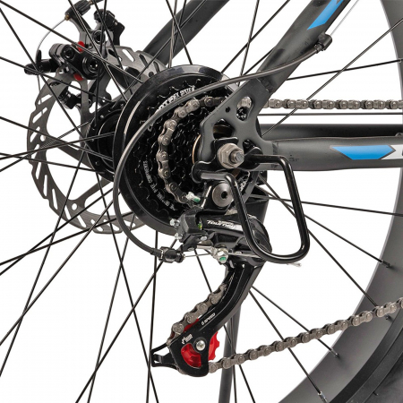 Bicicleta Fat Bike 26" VELORS Mars, cadru otel 17", manete RevoShift, frane disc, 21 viteze [7]