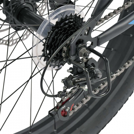 Bicicleta Fat Bike 26" VELORS Wolf 2.6, cadru otel, manete RevoShift, frane disc, 21 viteze [7]