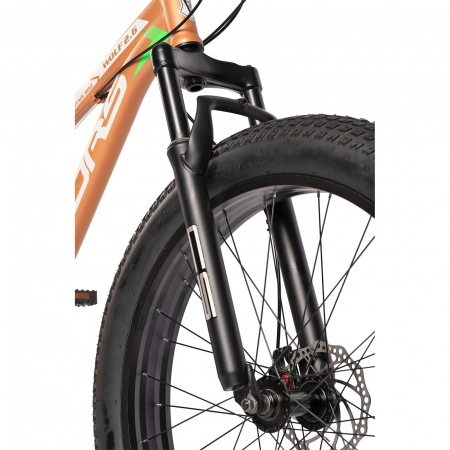 Bicicleta Fat Bike 26" VELORS Wolf 2.6, cadru otel, manete RevoShift, frane disc, 21 viteze [3]