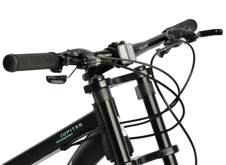 Bicicleta Fat Bike full-suspension 26" VELORS Duro 2.6, cadru otel 17", manete secventiale, frane disc, 21 viteze [4]