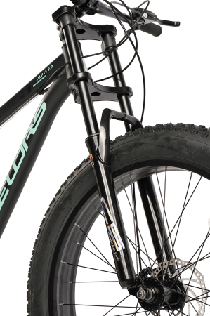 Bicicleta Fat Bike full-suspension 26" VELORS Duro 2.6, cadru otel 17", manete secventiale, frane disc, 21 viteze [3]
