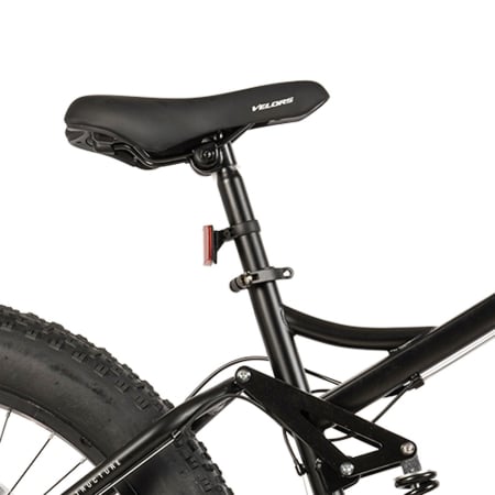 Bicicleta Fat Bike full-suspension 26" VELORS Duro 2.6, cadru otel 17", manete secventiale, frane disc, 21 viteze [10]