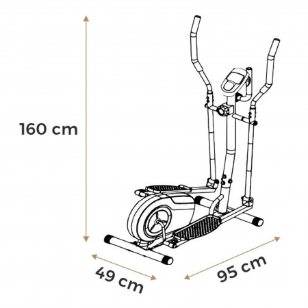 Bicicleta fitness eliptica SPOKEY Planet [11]