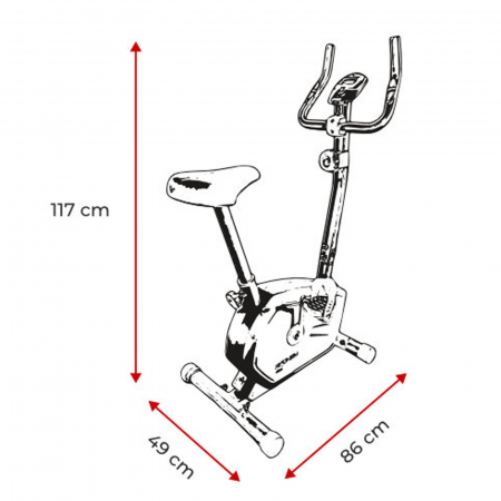 Bicicleta fitness magnetica semiprofesionala cu tehnologie Optimized Power GRADIOR+ [16]