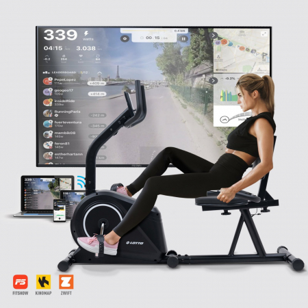Bicicleta fitness magnetica recumbent LOTTO Comodo 200 [1]