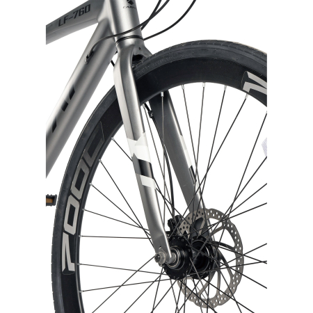 Bicicleta gravel 28" CARPAT LF-760, cadru aluminiu 17", manete secventiale, frane disc, 24 viteze [3]