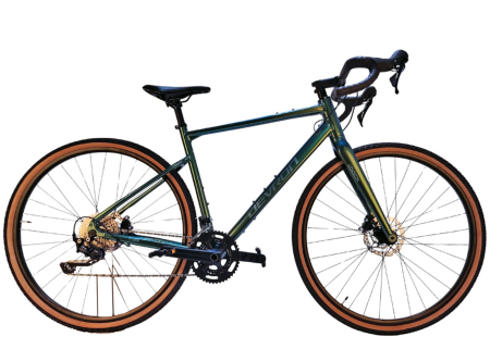 BICICLETE SOSEA-CICLOCROSS - Bicicleta gravel 28" DEVRON 1.0, cadru aluminiu, manete ergopower, frane hidraulice, 20 viteze