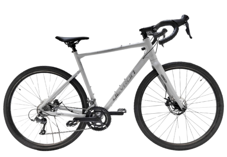BICICLETE SOSEA-CICLOCROSS - Bicicleta gravel 28" DEVRON 2.0, cadru aluminiu, manete ergopower, frane disc, 16 viteze