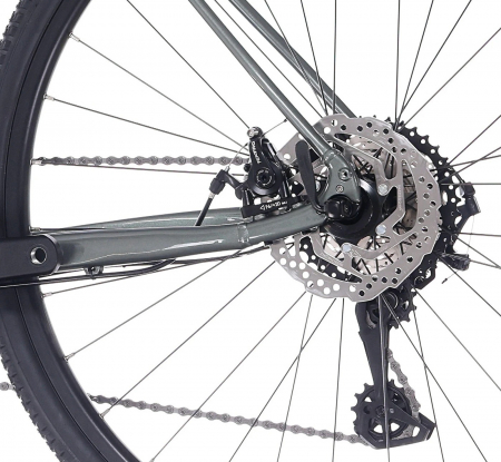 Bicicleta gravel 28" ROCK MACHINE Lukk 40, cadru aluminiu, manete ergopower, frane disc, 20 viteze, gloss granite green [8]