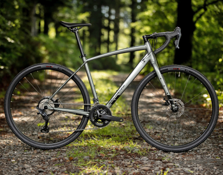 Bicicleta gravel 28" ROCK MACHINE Lukk 40, cadru aluminiu, manete ergopower, frane disc, 20 viteze, gloss granite green [12]