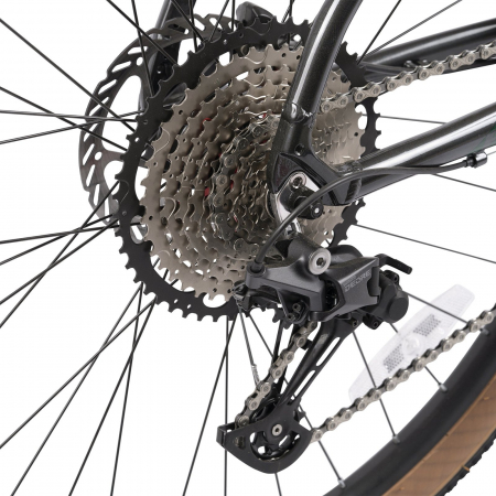 Bicicleta cross-fitness CARPAT Pro Lady C29272H, cadru aluminiu 18", frane hidraulice,11 viteze [7]