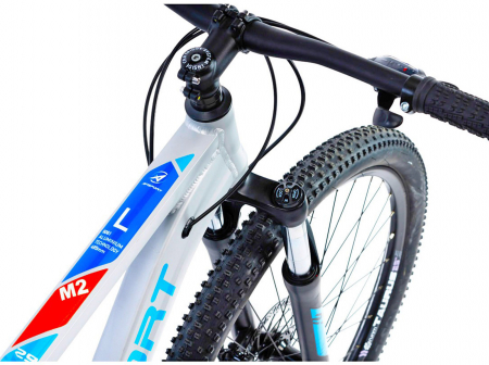 Bicicleta MTB-HT 27.5" AFISPORT M2, cadru aluminiu, manete secventiale, frane disc, 21 viteze [4]