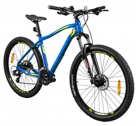 Bicicleta MTB-HT 27.5" DEVRON RIddle RM0.7, cadru aluminiu 19.5", manete secventiale, frane hidraulice, 21 viteze, albastru [1]
