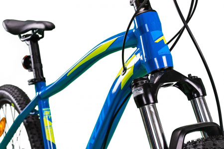 Bicicleta MTB-HT 27.5" DEVRON RIddle RM0.7, cadru aluminiu 19.5", manete secventiale, frane hidraulice, 21 viteze, albastru [3]