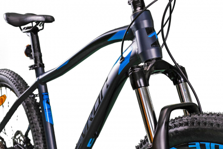 Bicicleta MTB-HT 27.5" DEVRON RIddle RM0.7, cadru aluminiu 16.5", manete secventiale, frane hidraulice, 21 viteze, gri/albastru [3]