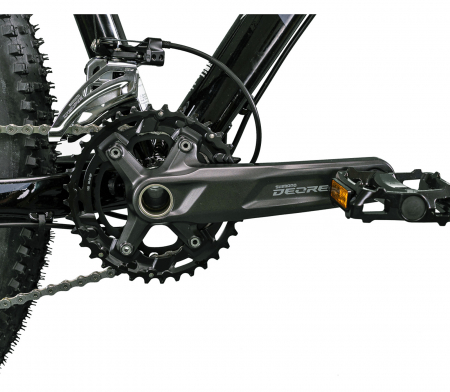 Bicicleta MTB-HT 27.5" DEVRON Riddle RM3.7, cadru aluminiu 18", manete secventiale, frane hidraulice, 20 viteze, negru/verde [4]