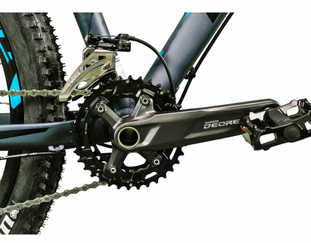 Bicicleta MTB-HT 29" DEVRON Riddle RM3.9, cadru aluminiu 19.5", manete secventiale, frane hidraulice, 20 viteze, negru/albastru [4]