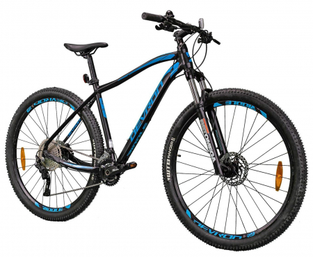 Bicicleta MTB-HT 29" DEVRON Riddle RM3.9, cadru aluminiu 18", manete secventiale, frane hidraulice, 20 viteze, negru/albastru [1]