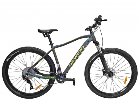 BICICLETE MOUNTAIN BIKE - Bicicleta MTB-HT 29" DEVRON Riddle RM4.9, cadru aluminiu 19", manete secventiale, frane hidraulice, 20 viteze, verde