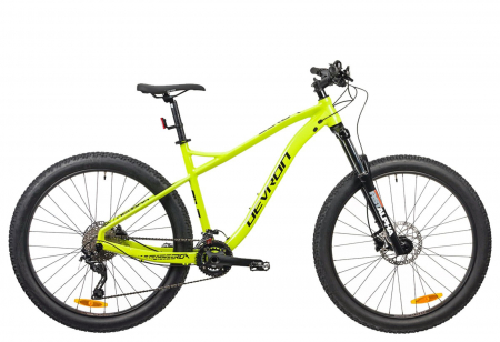 Bicicleta MTB-HT 27.5" DEVRON Zerga M1.7, cadru aluminiu 16", manete secventiale, frane hidraulice, 20 viteze, verde fluo [1]