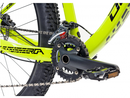 Bicicleta MTB-HT 27.5" DEVRON Zerga M1.7, cadru aluminiu 18", manete secventiale, frane hidraulice, 20 viteze, verde fluo [5]