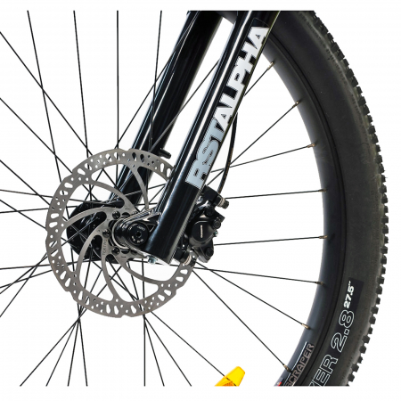 Bicicleta MTB-HT 27.5" DEVRON Zerga M1.7, cadru aluminiu 19", manete secventiale, frane hidraulice, 20 viteze, negru [2]