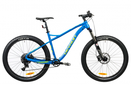 BICICLETE MOUNTAIN BIKE - Bicicleta MTB-HT 27.5" DEVRON Zerga M2.7, cadru aluminiu 16", manete secventiale, frane hidraulice, 11 viteze, albastru