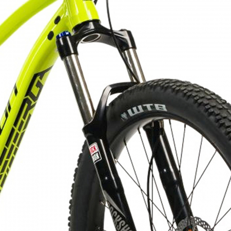 Bicicleta MTB-HT 27.5" DEVRON Zerga M2.7, cadru aluminiu 16", manete secventiale, frane hidraulice, 11 viteze, verde fluo [3]
