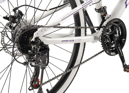 Bicicleta MTB-FS 24" CARPAT X6, cadru otel 15", manete secventiale, frane disc, 21 viteze [6]