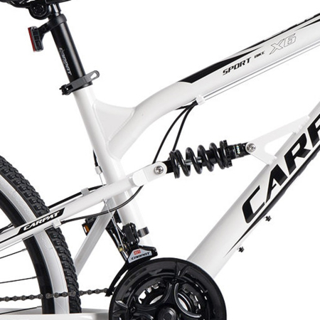 Bicicleta MTB-FS 24" CARPAT X6, cadru otel 15", manete secventiale, frane disc, 21 viteze [8]
