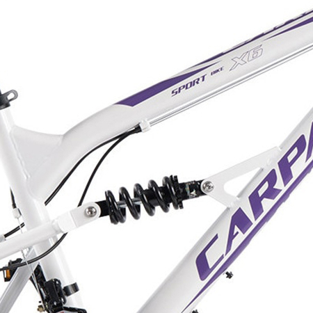 Bicicleta MTB-FS 24" CARPAT X6, cadru otel 15", manete secventiale, frane disc, 21 viteze [9]
