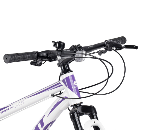 Bicicleta MTB-FS 24" CARPAT X6, cadru otel 15", manete secventiale, frane disc, 21 viteze [5]