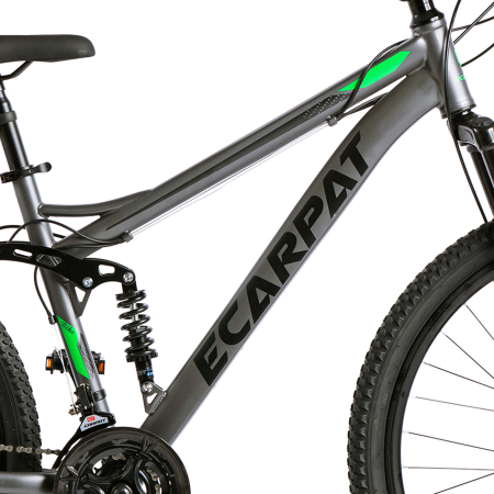 Bicicleta MTB-FS 24" E-CARPAT, cadru otel 14.5", manete revoshift, frane disc, 21 viteze [8]