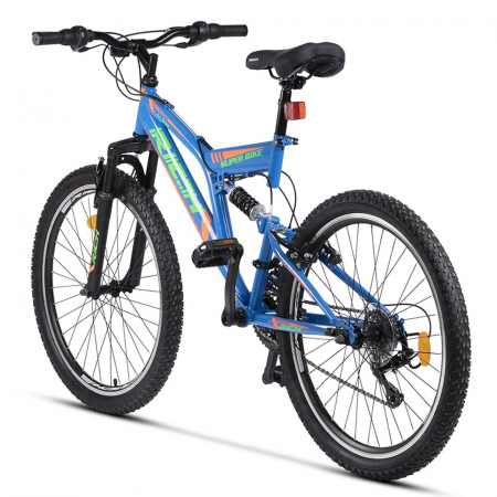 Bicicleta MTB-FS 24" RICH Alpin 2.4, cadru otel 16.5", frane V-Brake, 18 viteze [2]