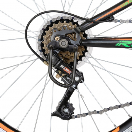 Bicicleta MTB-FS 24" RICH Alpin 2.4, cadru otel 16.5", frane V-Brake, 18 viteze [7]