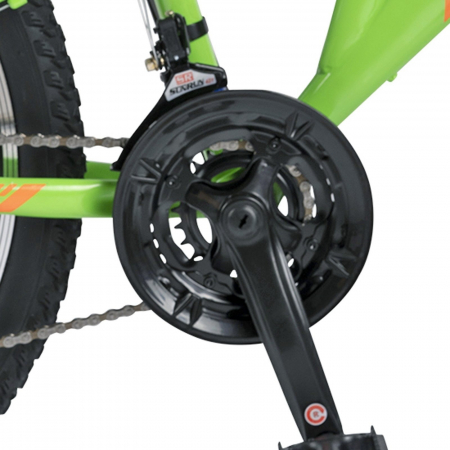 Bicicleta MTB-FS 24" RICH Alpin 2.4, cadru otel 16.5", frane V-Brake, 18 viteze [4]