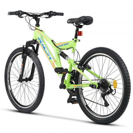 Bicicleta MTB-FS 24" RICH Alpin 2.4, cadru otel 16.5", frane V-Brake, 18 viteze [2]