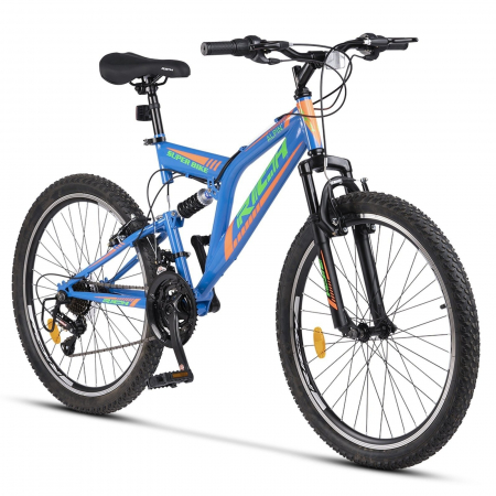 Bicicleta MTB-FS 24" RICH Alpin 2.4, cadru otel 16.5", frane V-Brake, 18 viteze [1]