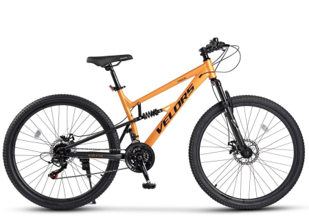 Bicicleta MTB-FS 24" VELORS Trail 2.4, cadru otel 16", manete secventiale, frane disc, 21 viteze [1]