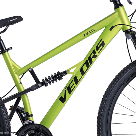 Bicicleta MTB-FS 24" VELORS Trail 2.4, cadru otel 16", manete secventiale, frane disc, 21 viteze [11]