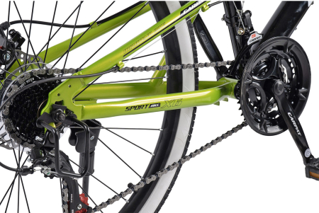 Bicicleta MTB-FS 26" CARPAT X6, cadru otel 16.5", manete secventiale, frane disc, 21 viteze [6]