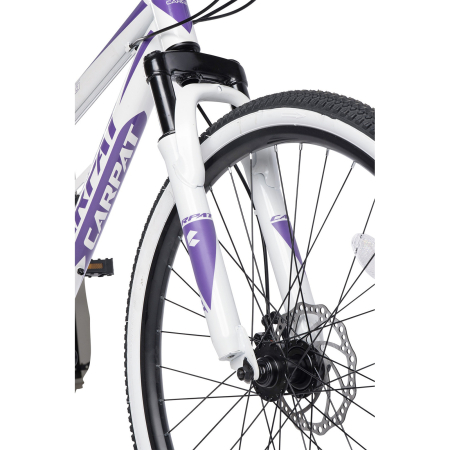 Bicicleta MTB-FS 26" CARPAT X6, cadru otel 16.5", manete secventiale, frane disc, 21 viteze [3]