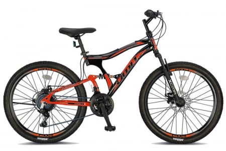 Bicicleta MTB-FS 26" UMIT Albatros 2D, cadru otel 18", manete revoshift, frane disc, 21 viteze [0]