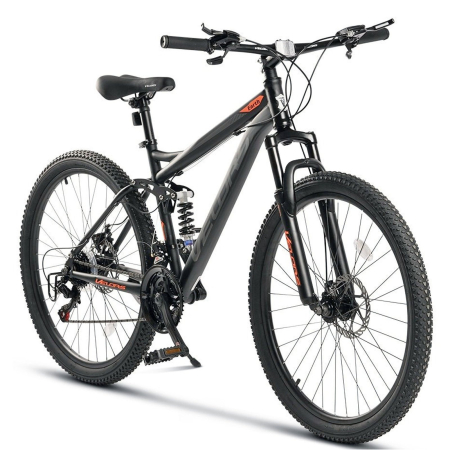 BICICLETE MTB-FS - Bicicleta MTB-FS 26" VELORS Earth, cadru otel 17", manete secventiale, frane disc, 21 viteze
