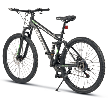 Bicicleta MTB-FS 26" VELORS Earth, cadru otel 17", manete secventiale, frane disc, 21 viteze [2]