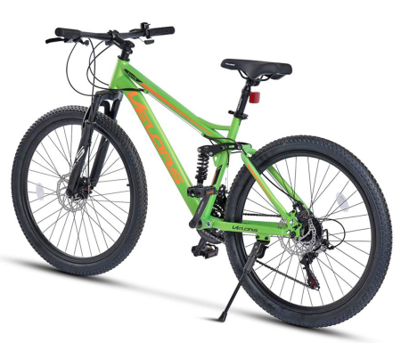 Bicicleta MTB-FS 26" VELORS Earth, cadru otel 17", manete secventiale, frane disc, 21 viteze [2]