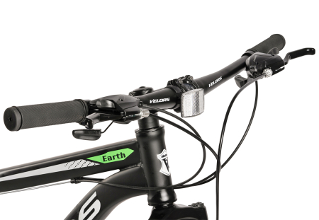 Bicicleta MTB-FS 26" VELORS Earth, cadru otel 17", manete secventiale, frane disc, 21 viteze [4]
