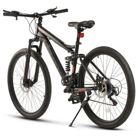 Bicicleta MTB-FS 26" VELORS Earth, cadru otel 17", manete secventiale, frane disc, 21 viteze [2]